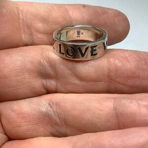 James Avery Engraved Sterling Silver 'True' Ring